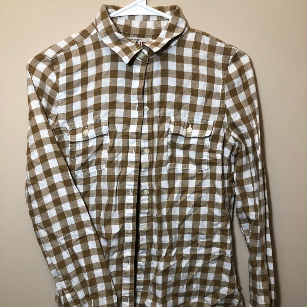 Old Navy XS Plaid Flannel Shirt